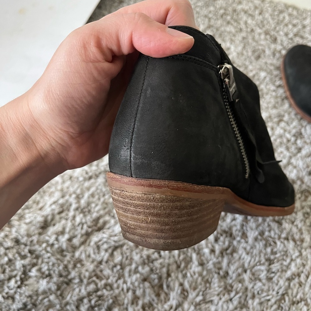 Sam Edelman Leather Packer Ankle Booties in Black Women's Size 8 - Picture 11 of 16